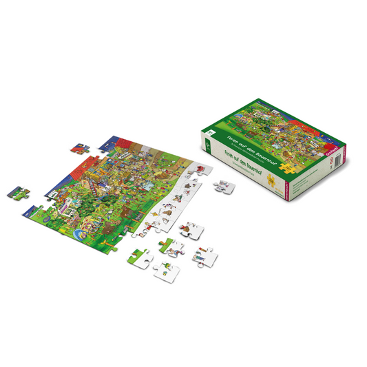 XL Puzzle «Ferien auf dem Bauernhof» - 100 Teile für Kinder ab 6 Jahre